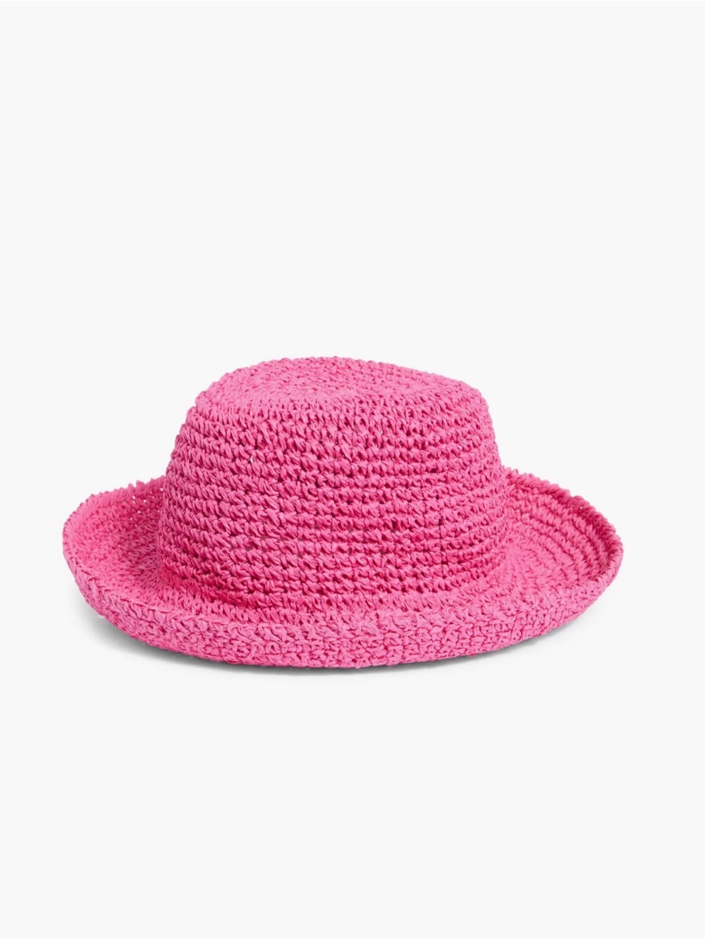 kate spade Hot Pink Crochet Bucket Hat